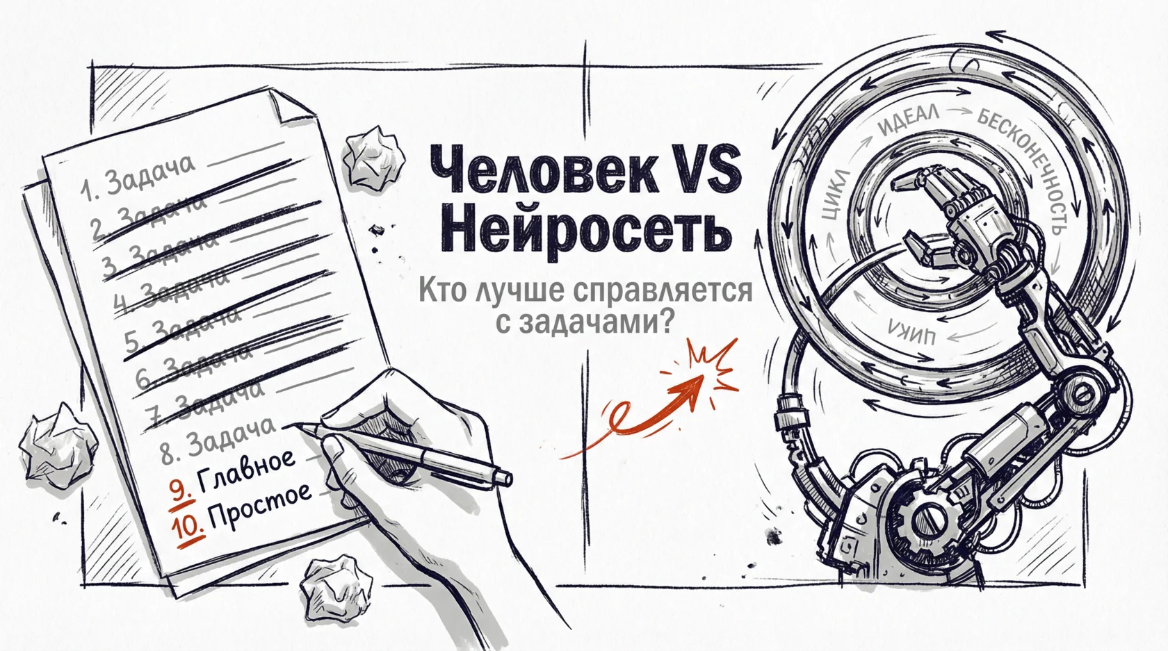 Нейросеть для задач: человек vs ИИ — кто эффективнее в маркетинге