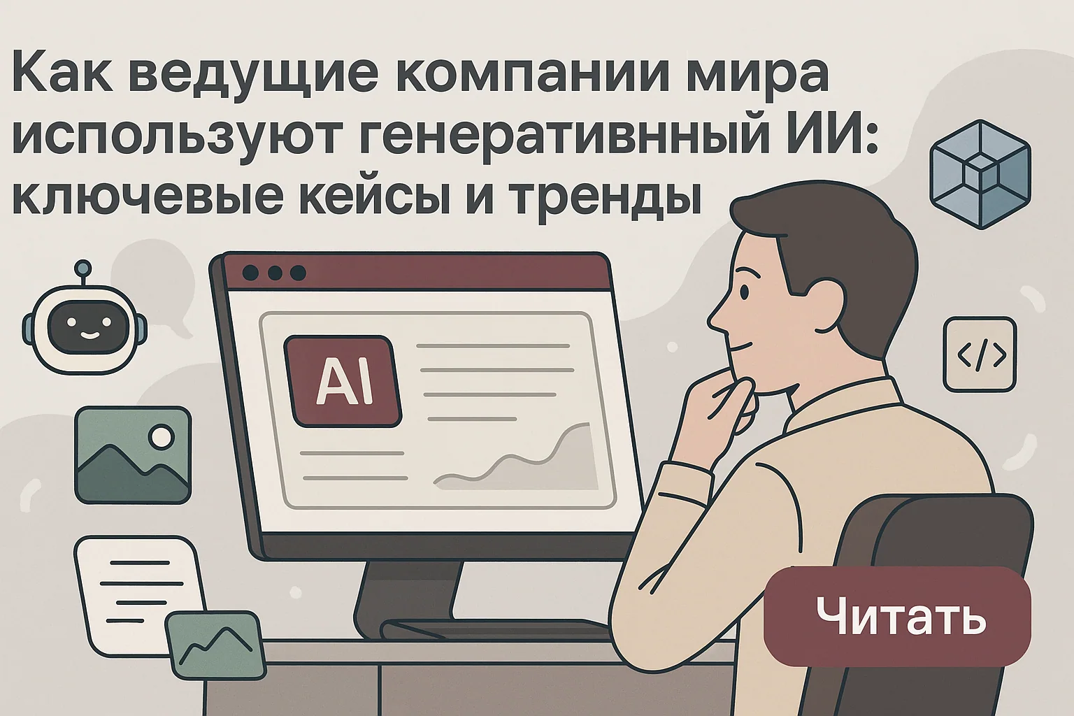 Генеративный ИИ в бизнесе: кейсы и инструменты лидеров рынка
