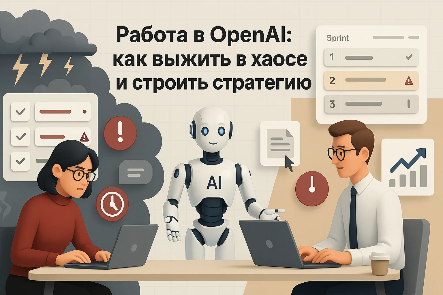 Работа в OpenAI: как выжить в хаосе и стрессе, сохраняя продуктивность и здоровье команды