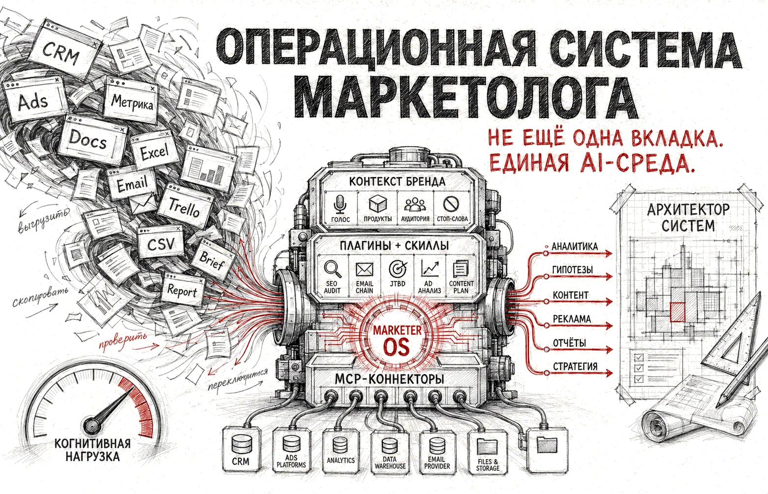 Операционная система маркетолога: автоматизация через AI