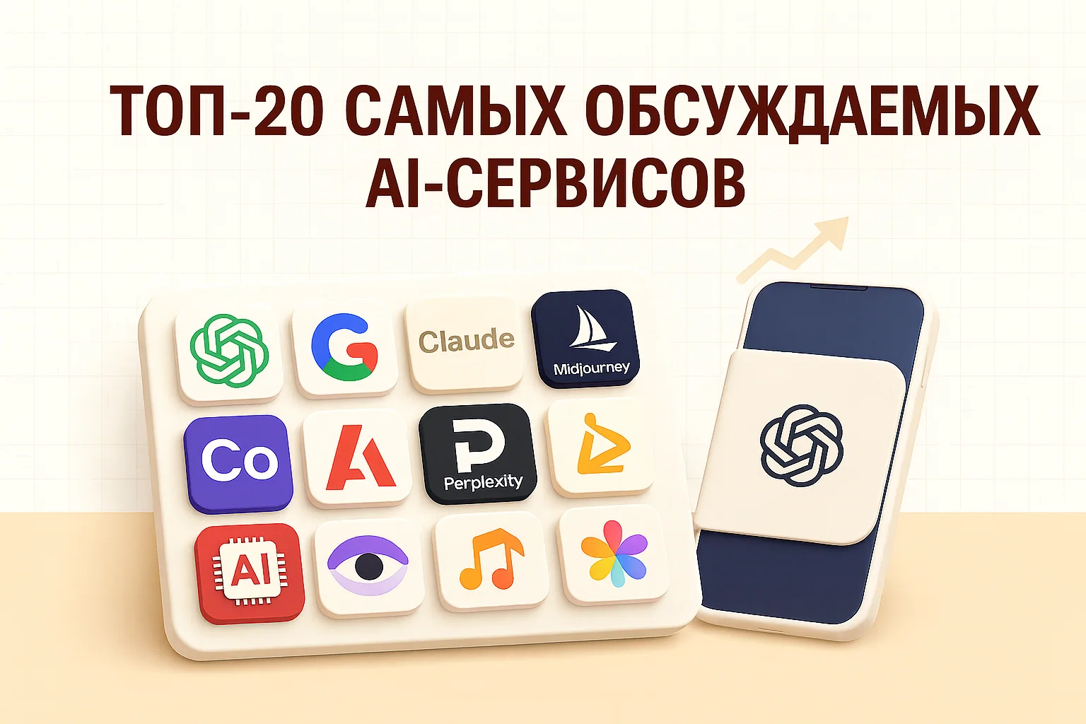 Топ-20 ai сервисов недели: что меняют лидеры рынка