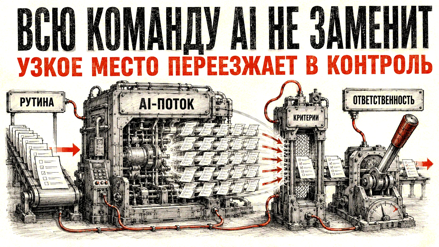 Почему AI не заменит всю команду: новая модель бизнеса