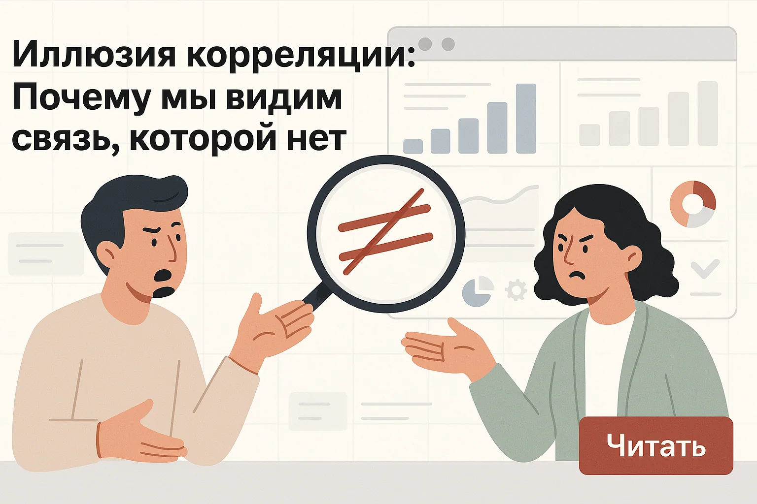 Иллюзия корреляции: когнитивное искажение, стереотипы и как его распознать