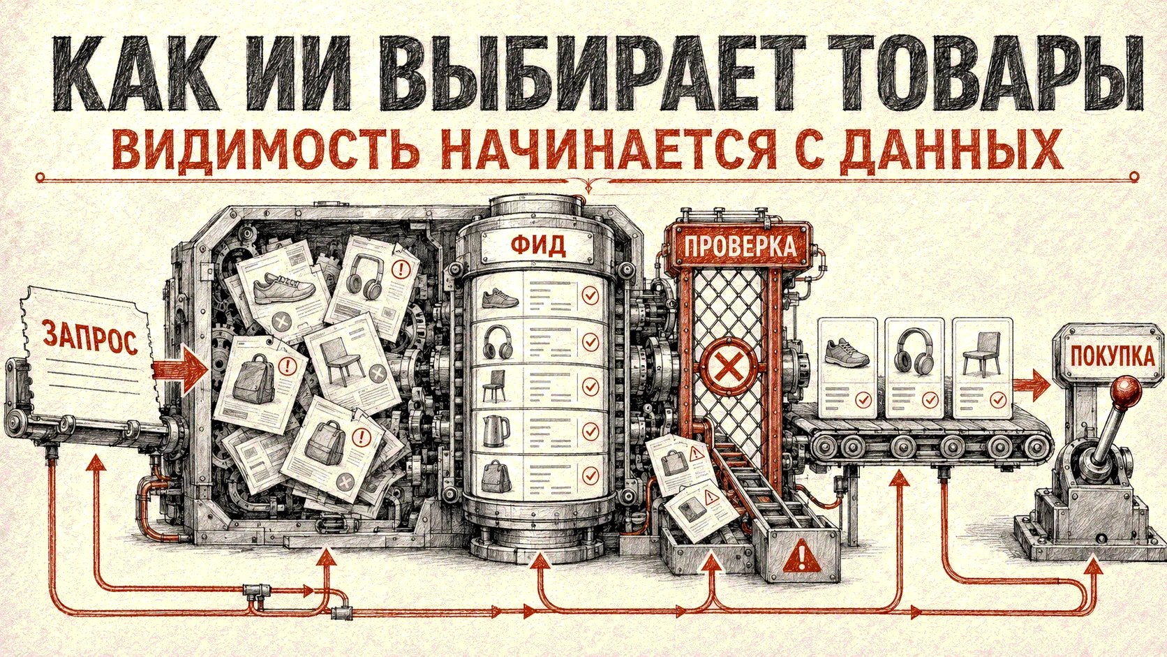 Товарный фид и AI-поиск товаров: что менять бизнесу