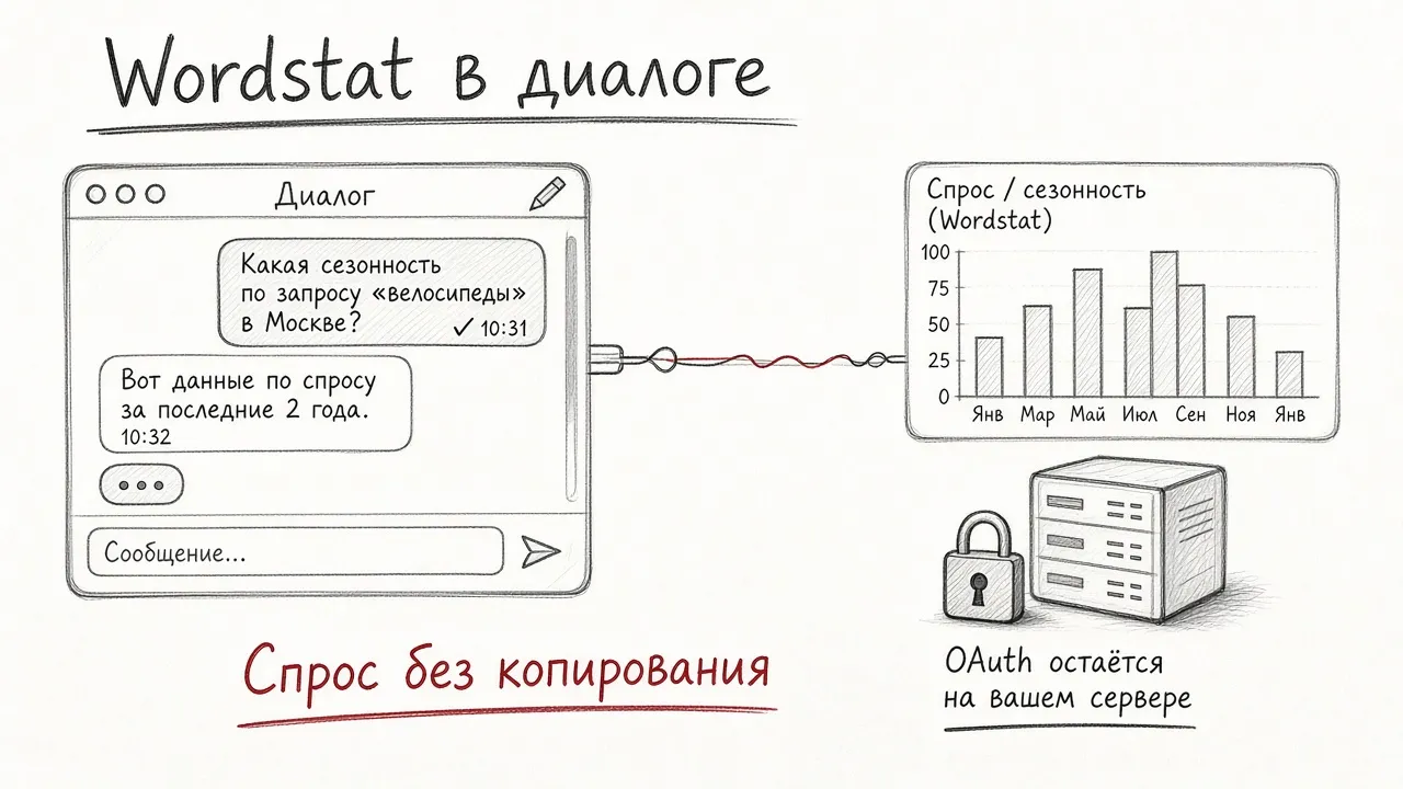 Как подключить Claude к Яндекс Wordstat через MCP