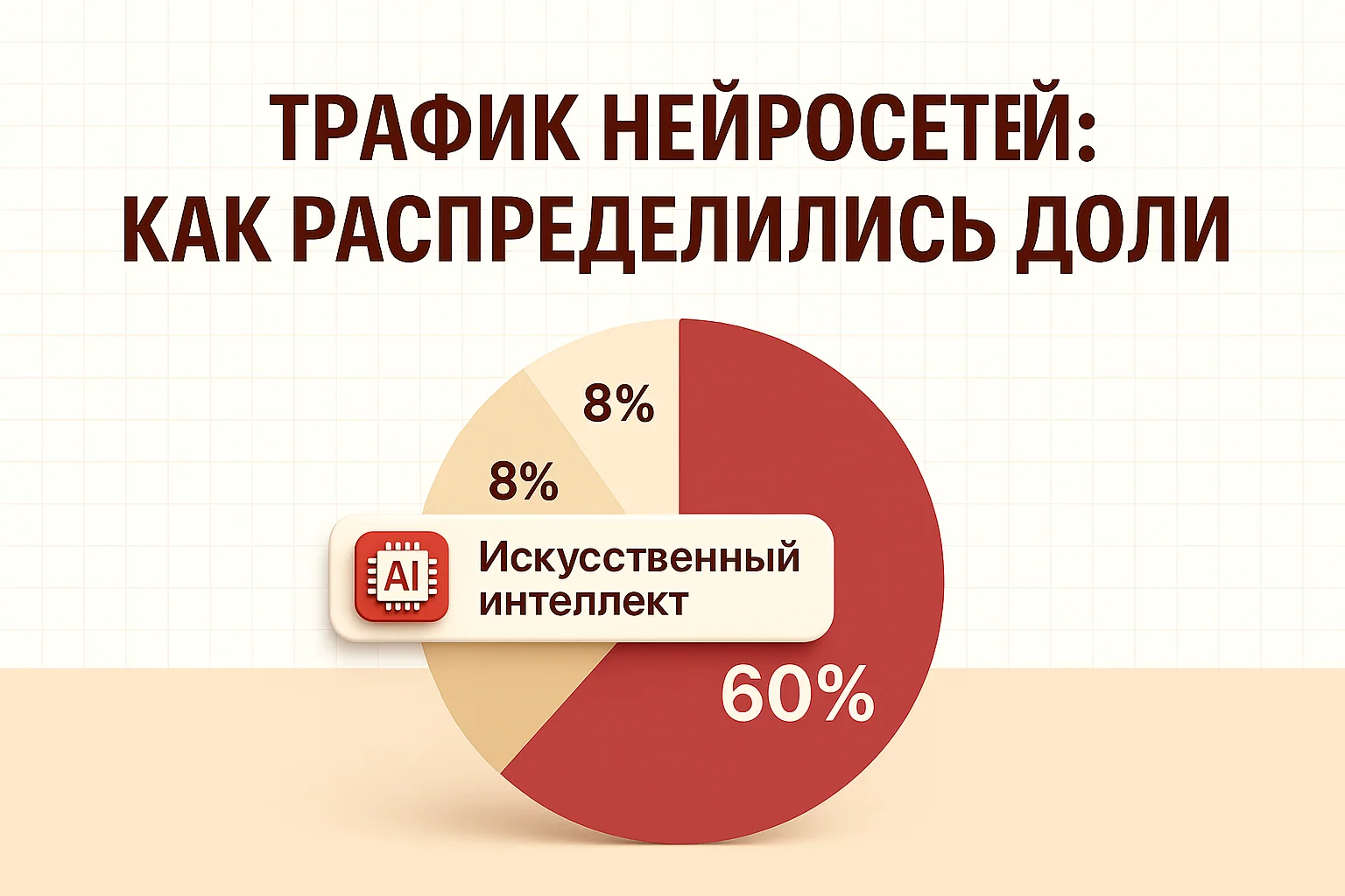 Трафик нейросетей в России: кто лидирует и как меняется рынок