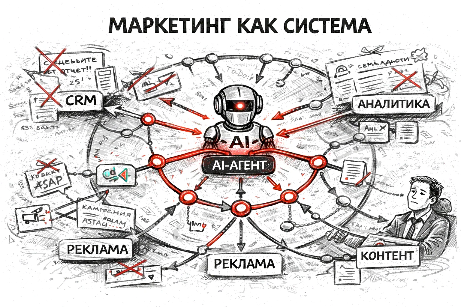 Как внедрить ИИ‐агента в маркетинг: пошаговый план для бизнеса