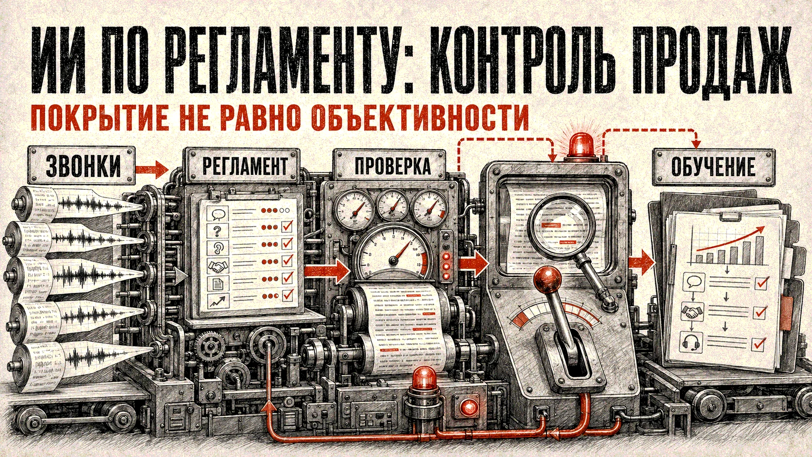ИИ-контроль качества звонков: проверка 100% продаж