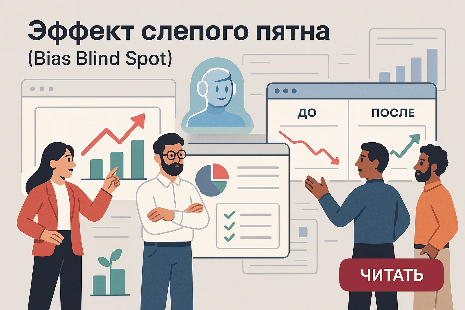 Эффект слепого пятна: как предвзятости влияют на решения