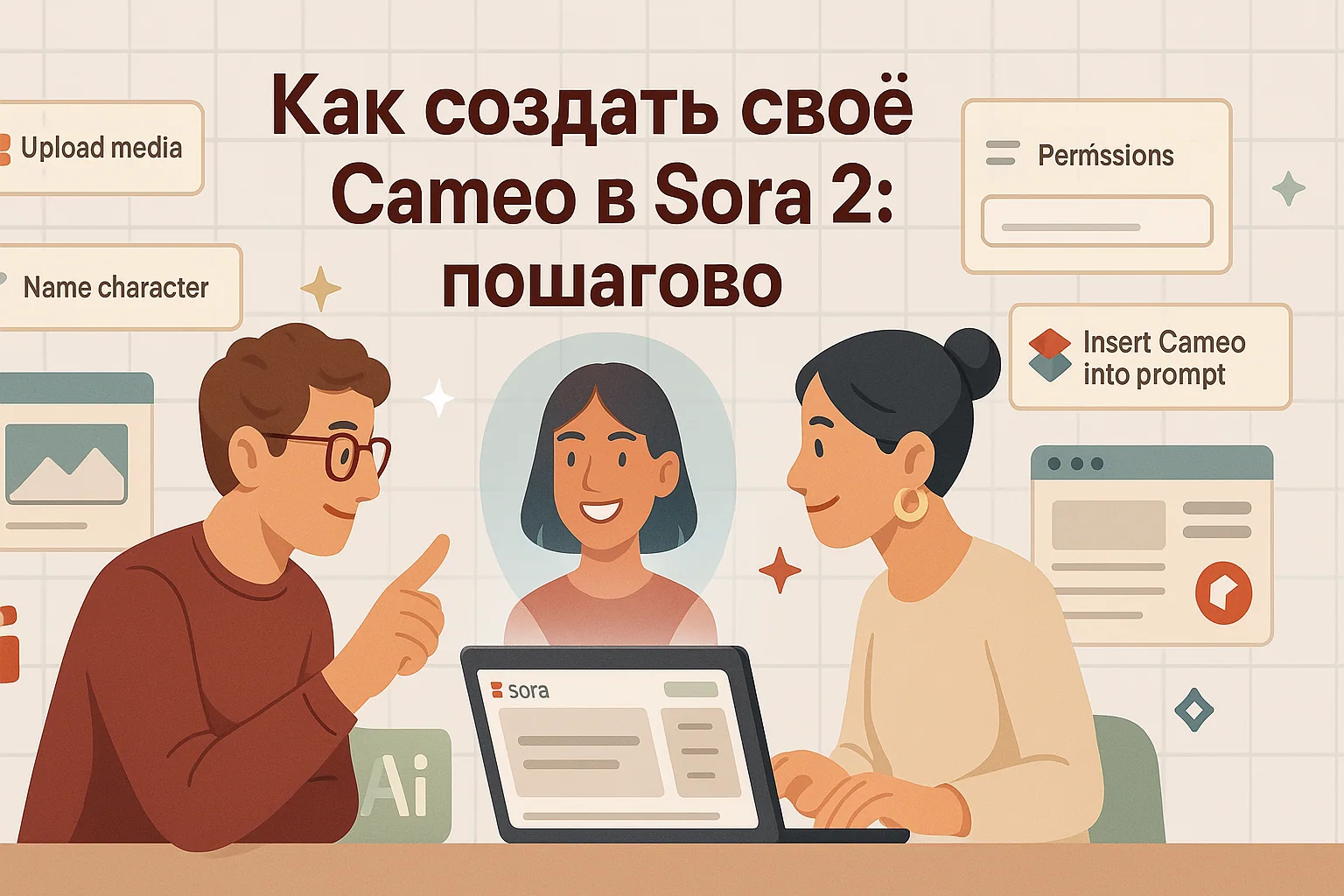 Как создать своё cameo в Sora 2 — пошаговая инструкция