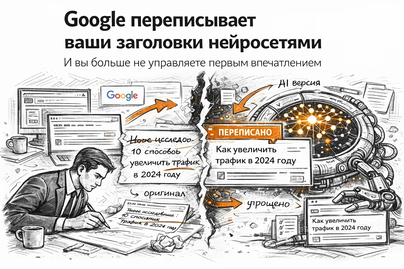 Google переписывает заголовки нейросетями: GEO-оптимизация для бизнеса — Черемисина