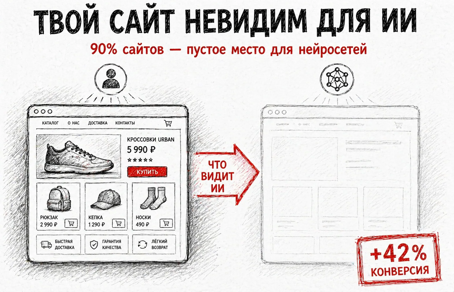 Почему нейросети покупают товары лучше людей: данные Adobe 2026