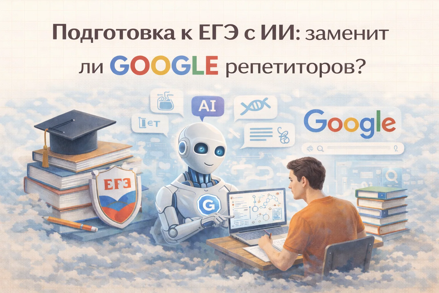 Подготовка к ЕГЭ с ИИ: заменит ли Google Gemini репетиторов?