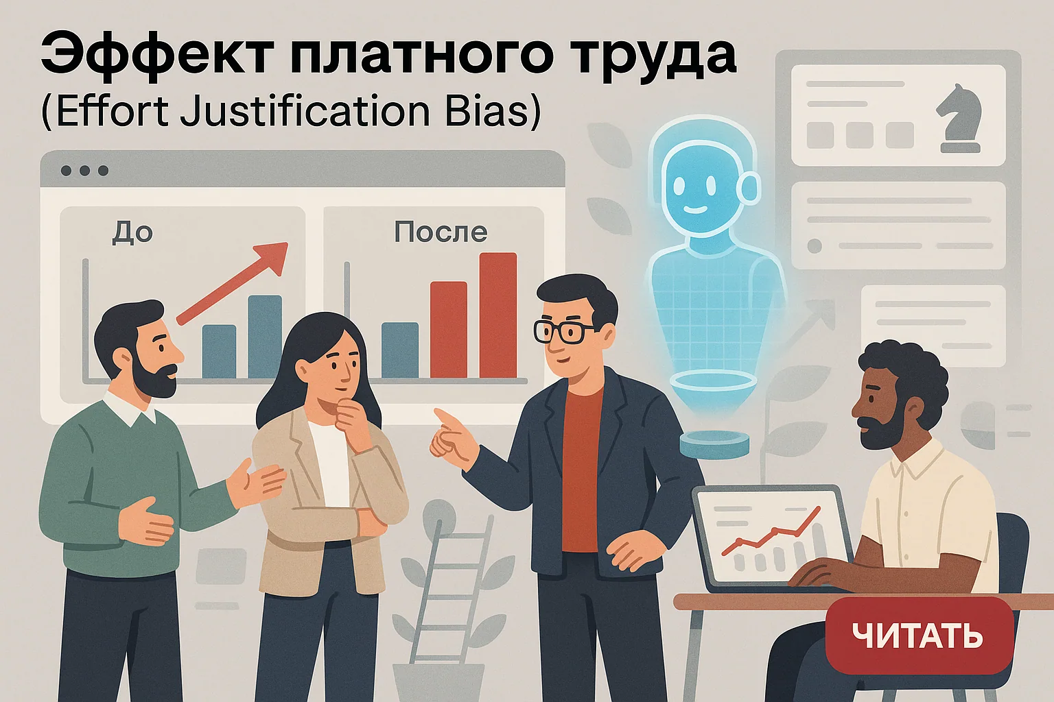 Эффект платного труда: как усилия влияют на восприятие ценности