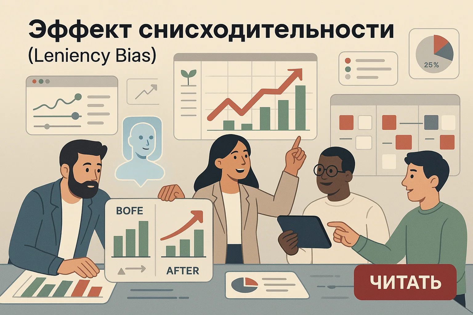 Эффект снисходительности: как избежать ошибок в оценках