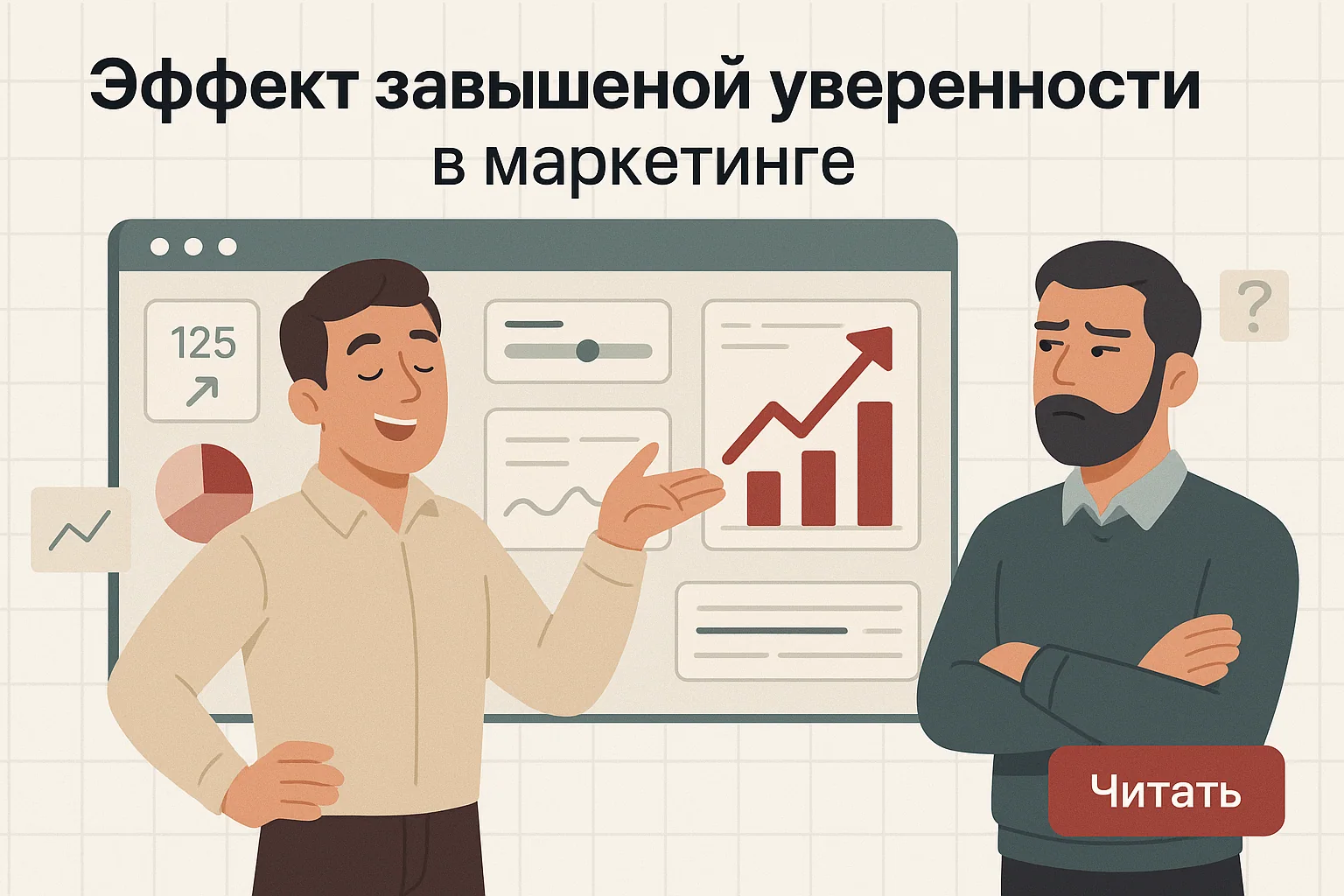 Эффект завышенной уверенности в маркетинге — когнитивное искажение в бизнесе