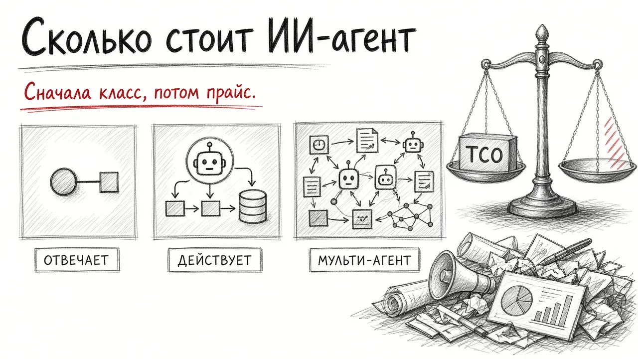 Сколько на самом деле стоит ИИ-агент: разработка, эксплуатация и TCO