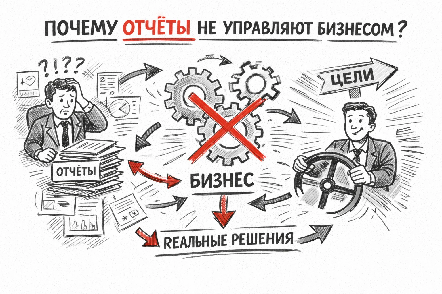 Почему отчёты не управляют бизнесом | Cheremisina Online