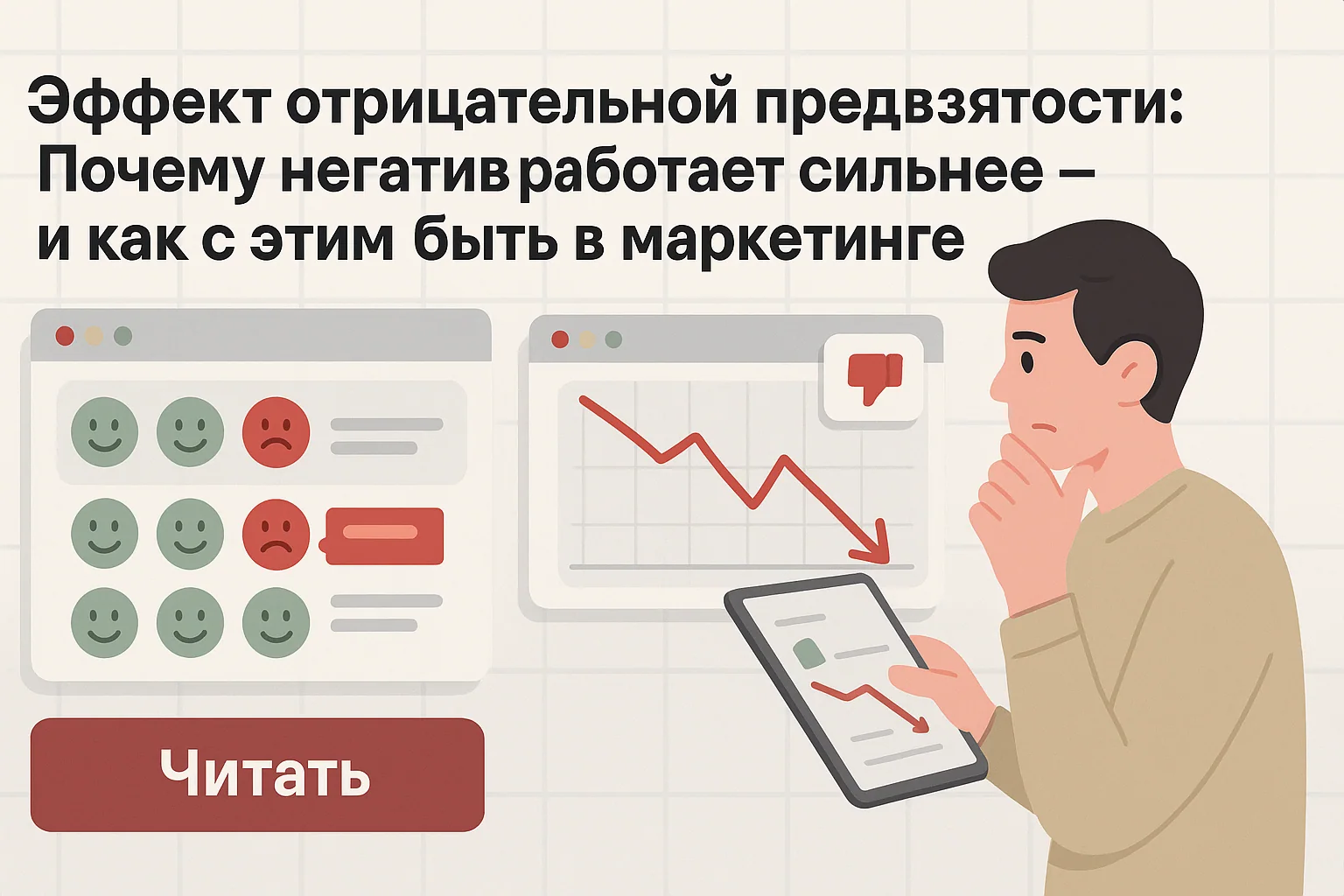 Эффект отрицательной предвзятости в маркетинге: Как негатив влияет на восприятие бренда