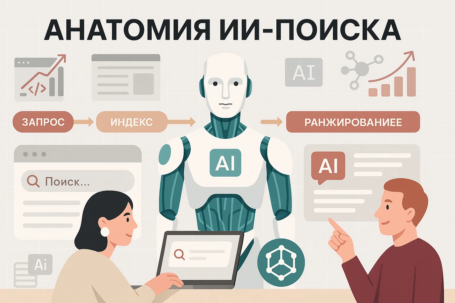 Google AI поиск, ChatGPT Search и Perplexity: как работает AI-поиск