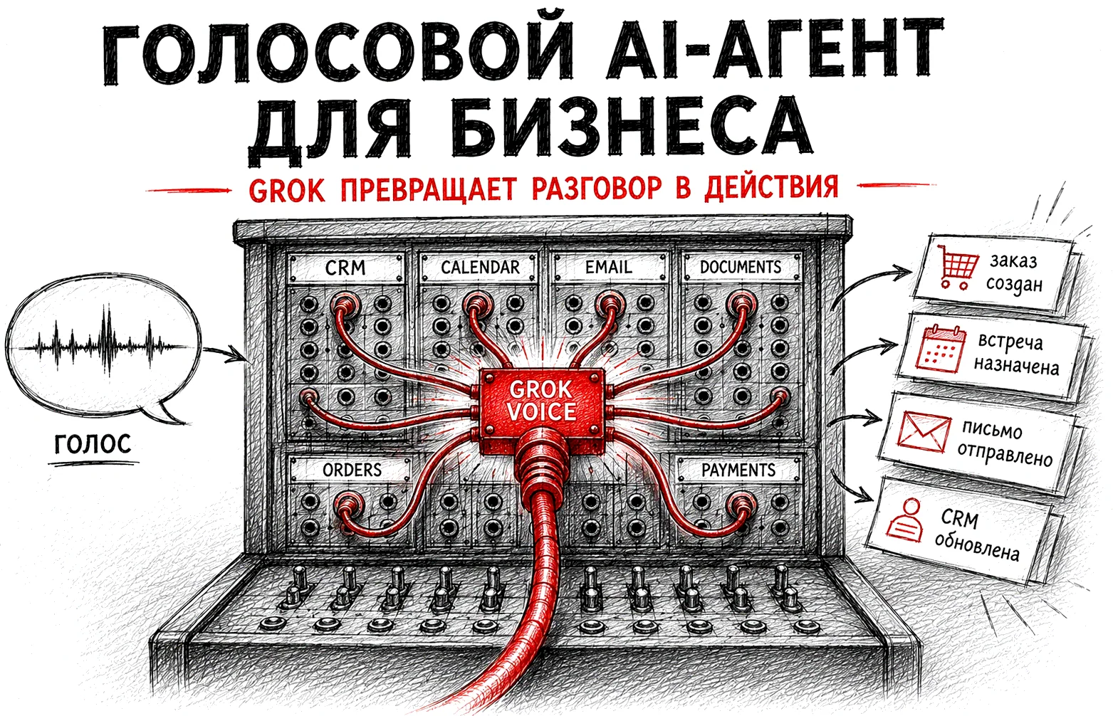 Голосовой AI-агент для бизнеса: разбор технологии xAI Grok