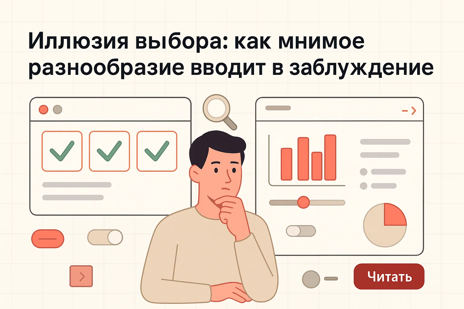 Иллюзия выбора: как ограниченный выбор влияет на решения