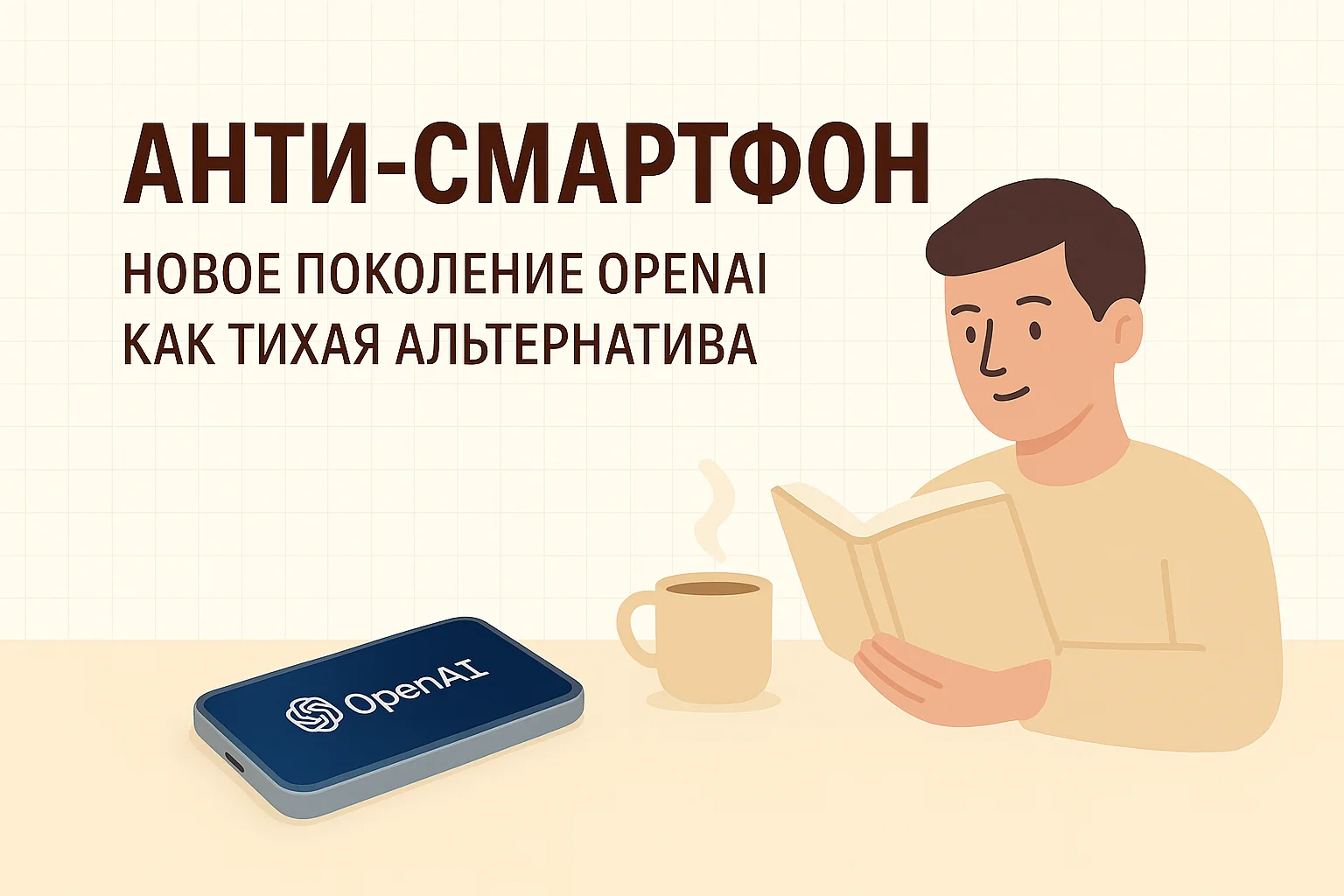 Антисмартфон OpenAI: новая спокойная альтернатива смартфону и будущее голосовых AI-устройств